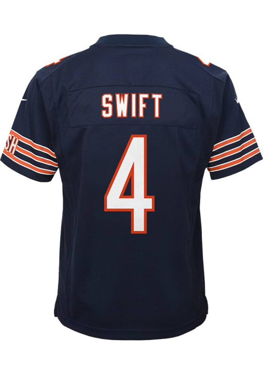 Chicago Bears D'Andre Swift Youth Home Replica NAVY Nike Football