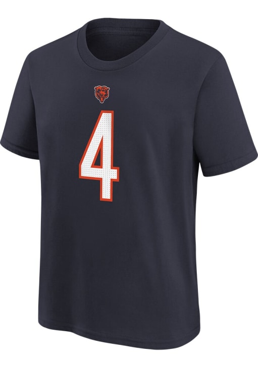 D'Andre Swift Chicago Bears Youth NAVY Nike NN Short Sleeve Player