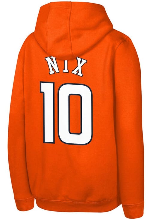 ❣️neoncollective オレンジ XSベストとグレーのフーディーセット❣️ Bo Nix Outer Stuff Denver Broncos Youth NN Long Sleeve Player