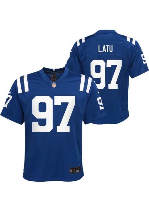 Indianapolis Colts Laiatu Latu Youth Home Replica BLUE Nike
