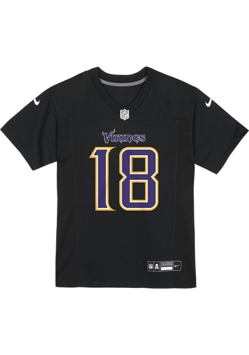 Minnesota Vikings Justin Jefferson Boys Carbon BLACK Nike Football