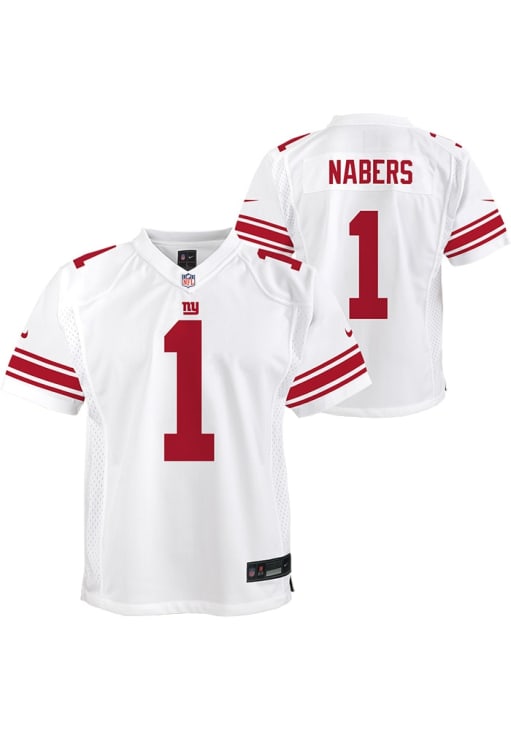 Nike GIANTS ユニフォーム ホワイトMサイズ New York Giants Malik Nabers Youth Away Replica White Nike