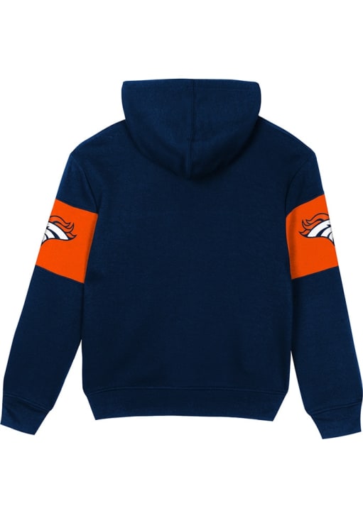 Denver Broncos Boys Red Zone Hoodie - Ã‚Â NAVY - 133430198