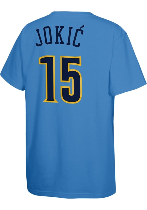 Nikola Jokic Denver Nuggets Youth LIGHT BLUE Retro NN Short Sleeve