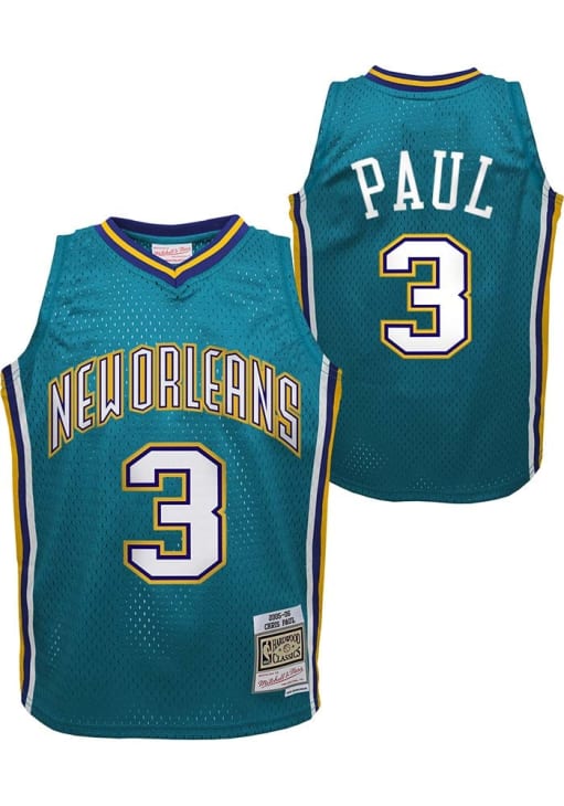 New Orleans Pelicans Chris Paul Youth TEAL Swingman Road
