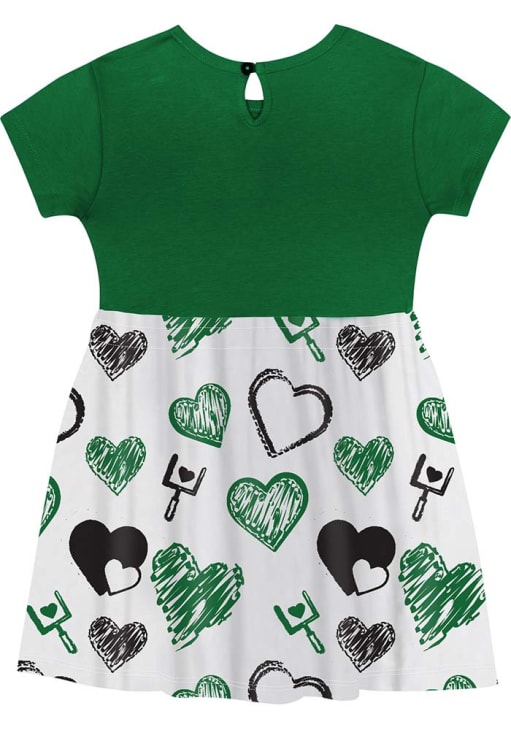 Philadelphia Eagles Toddler Girls Kelly Green Retro All Heart Short Sleeve Dress, Kelly Green, 100% COTTON, Size 3T Philadelphia Eagles Toddler Girls Kelly Green Retro All Heart Short Sleeve Dress, Kelly Green, 100% COTTON, Size 3T