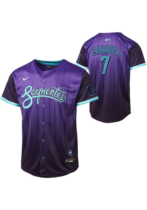 Arizona Diamondbacks Corbin Carroll Youth PURPLE City Connect