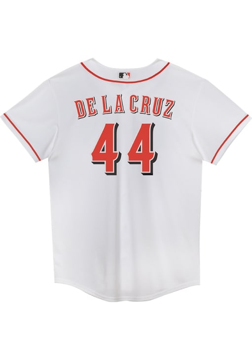 Elly De La Cruz # Cincinnati Reds Boys White Home Replica - 133435235
