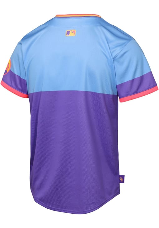 Colorado Rockies Youth LIGHT BLUE City Connect Limited Blank