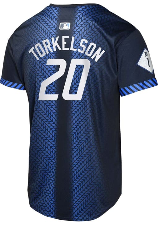 Detroit Tigers Spencer Torkelson Youth NAVY City Connect Limited