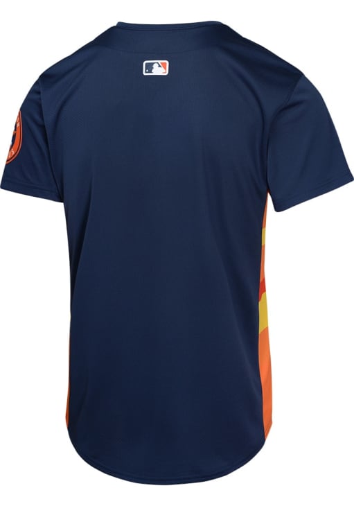 Houston Astros Youth NAVY Alt 2 Limited Blank Baseball Jersey