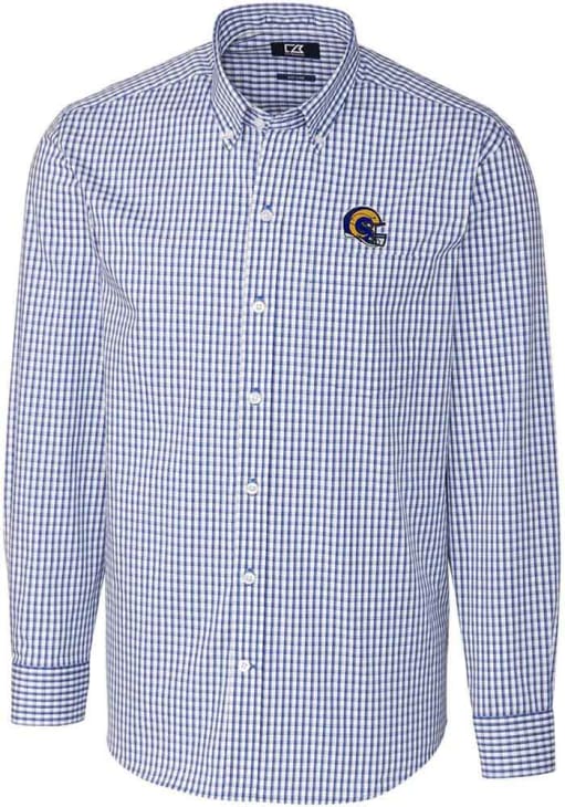 rams dress shirt Men's NFL x Darius Rucker Collection by Fanatics Black Los Angeles Rams Convertible Twill Long Sleeve