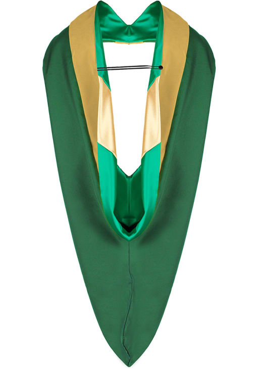 George Mason University YELLOW Social Work Masters Hood Graduation Hood ...