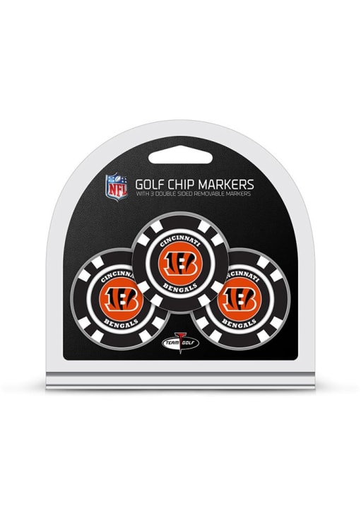 Cincinnati Bengals Poker Chip Golf Ball Marker - Thumbnail 4