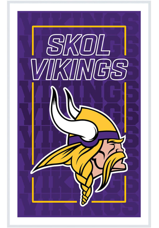 Minnesota Vikings LED Lighted Wall Sign PURPLE - 1415369