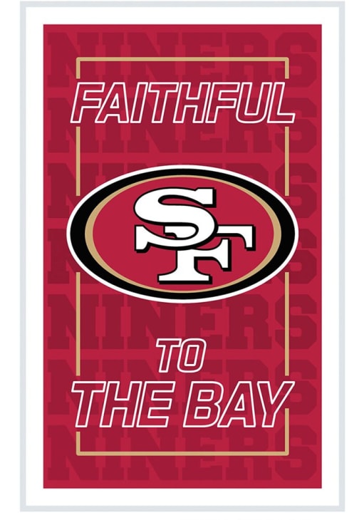 San Francisco 49ers LED Lighted Wall Sign Red - 1415385