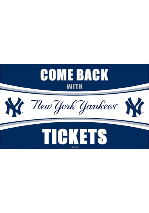 New York Yankees BLUE Come Back With Tickets Door Mat - 1416043
