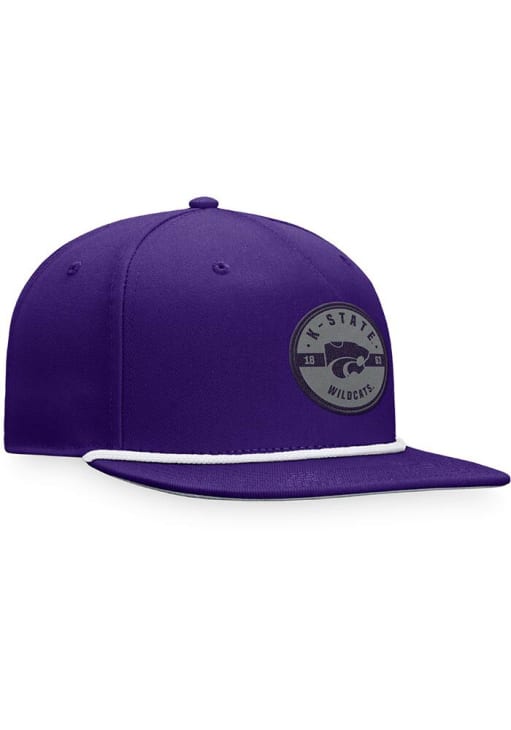 K-State Wildcats Top of the World PURPLE Bank Rope Mens Snapback