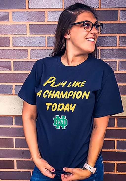 Champion Notre Dame 91 Tシャツ L Vintage Notre Dame