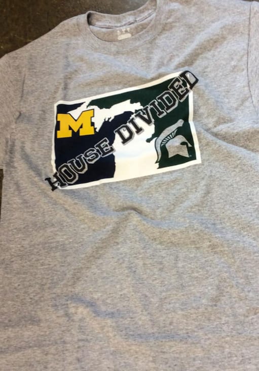 Champion Michigan State Spartans GREY House Divided Design Short