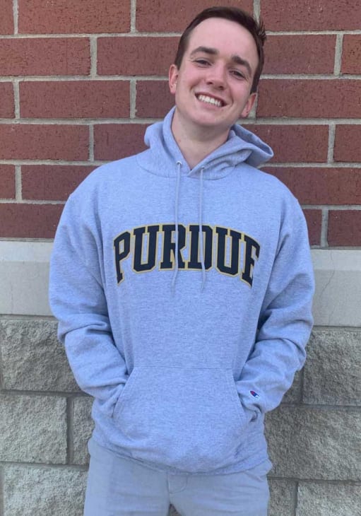 Felpa NCAA Purdue Boilermakers 50/50 - Comfort Universale Per Uomo E Donna