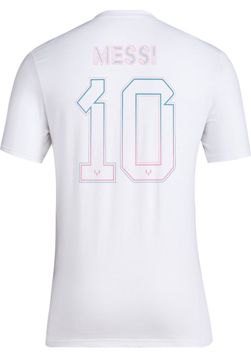 messi jersey white