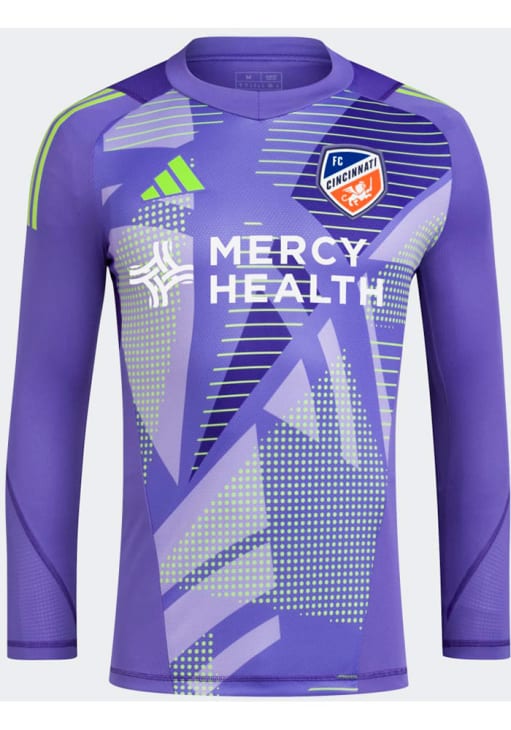 FC Cincinnati Mens Adidas Replica Soccer PURPLE Tiro Goalkeeper