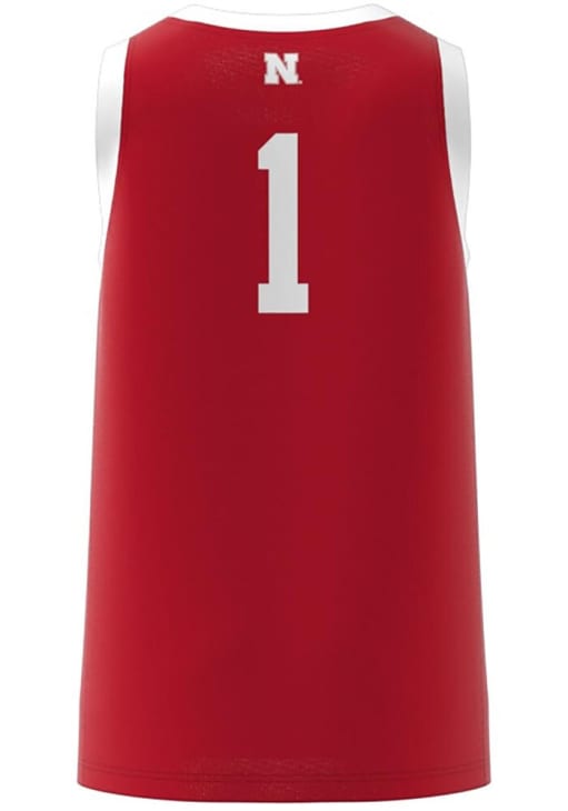 Adidas Mens Red Nebraska Cornhuskers Swingman Basketball Jersey - 148503488