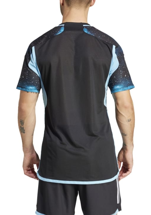 Minnesota United FC Mens Adidas Authentic Soccer BLACK HOME Jersey