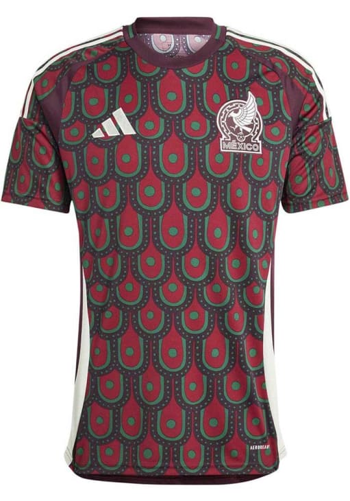 Mexico National Team Mens Adidas Replica Soccer Red Home Jersey