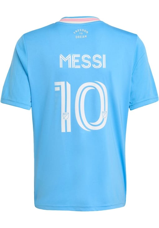 Lionel Messi Adidas Inter Miami CF Youth LIGHT BLUE Third Jersey