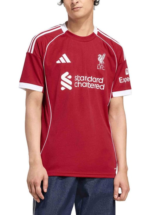 Liverpool FC Mens Adidas Replica Soccer Red Stadium Home Jersey