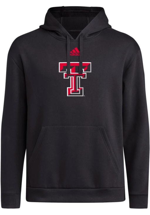 Adidas Texas Tech Red Raiders Mens BLACK Team Issue Fleece Locker