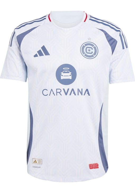 サッカーユニフォーム シカゴファイア Chicago Fire Mens Adidas Authentic Soccer LIGHT BLUE 25-26 Away