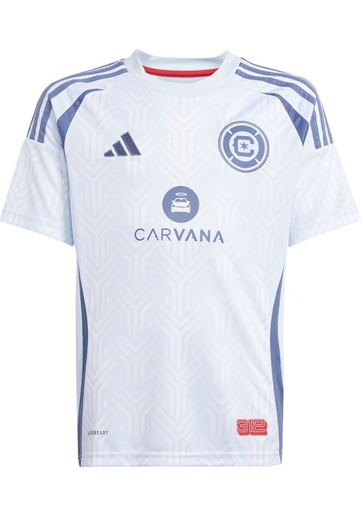 サッカーユニフォーム シカゴファイア Adidas Chicago Fire Youth LIGHT BLUE 25/26 Away Replica Soccer