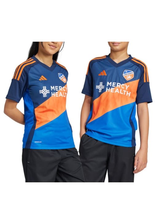 Adidas FC Cincinnati Youth ROYAL 25/26 Home Replica Soccer Jersey