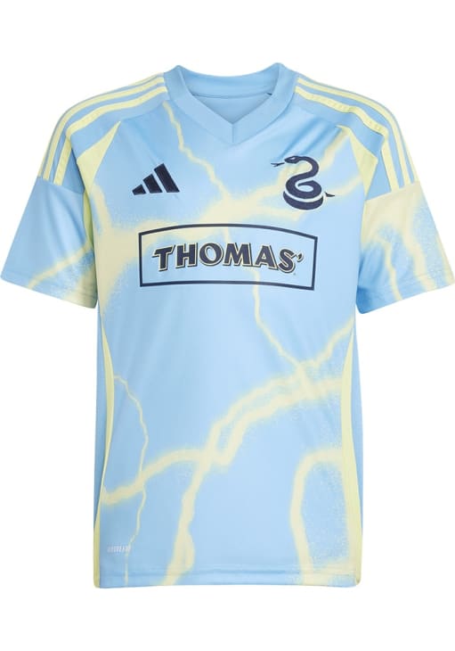 Adidas Philadelphia Union Youth LIGHT BLUE 25/26 Away Replica