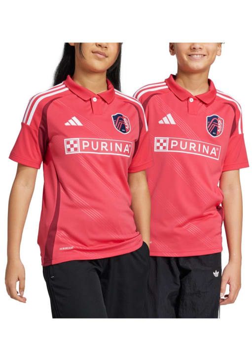 Adidas St Louis City SC Youth Red 25/26 Home Replica Soccer Jersey