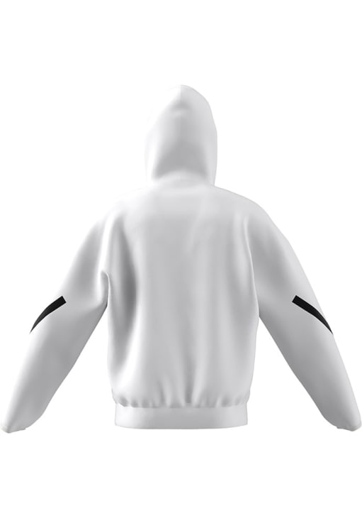 アイエン Adidas Mens White Indiana Hoosiers Z.N.E. Long Sleeve Full Zip