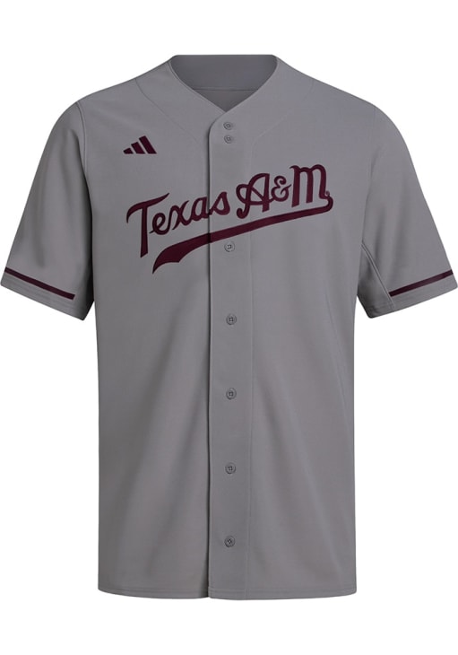 Adidas Texas A&M Aggies Mens GREY Replica - 148505755