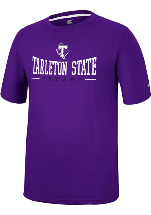 Tarleton Power T Colosseum Tarleton State Texans PURPLE McFiddish Short Sleeve T Shirt ...