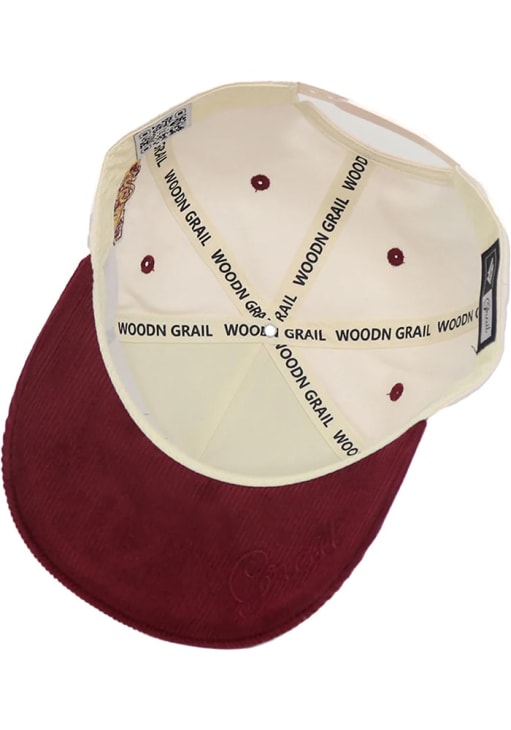 Woodn Grail Arizona State Sun Devils IVORY Team Script Adjustable