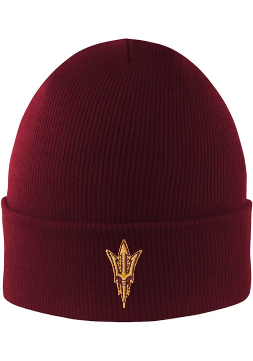 Arizona State Sun Devils LogoFit MAROON North Pole Knit Hat