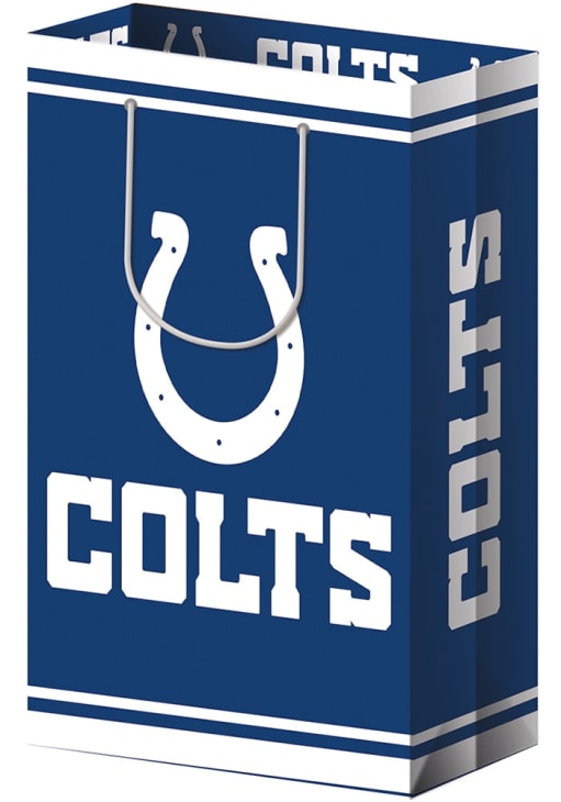 Indianapolis Colts 9x13 Matte LIGHT BLUE Gift Bag - 155099267