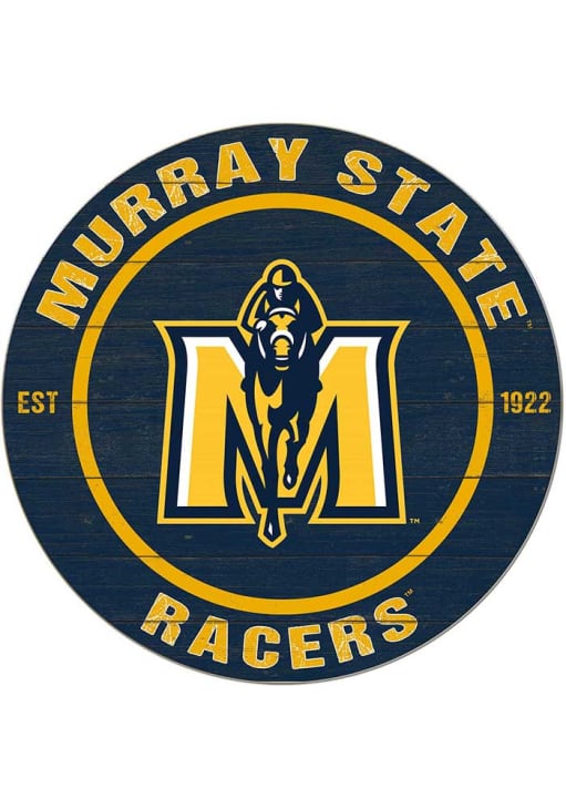 KH Sports Fan Murray State Racers NAVY 20x20 Colored Circle Sign ...