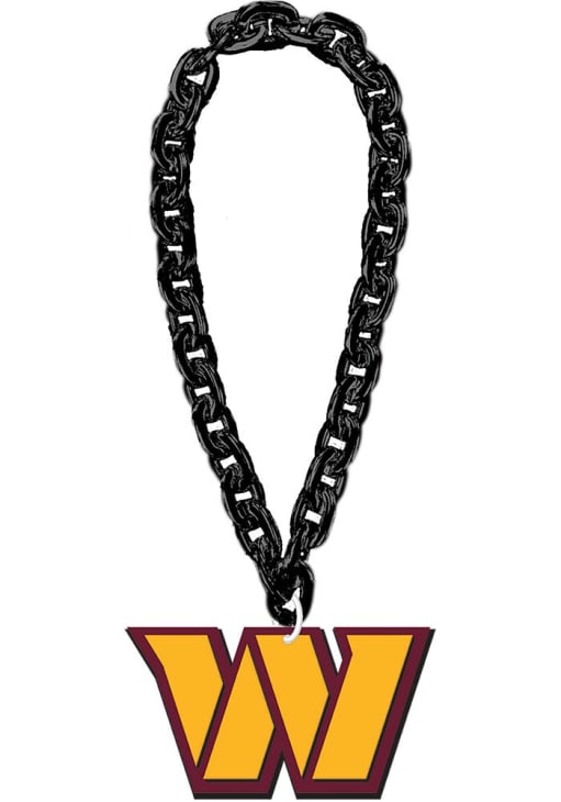 Washington Commanders BLACK Fan Chain Fan Chains - 159004666