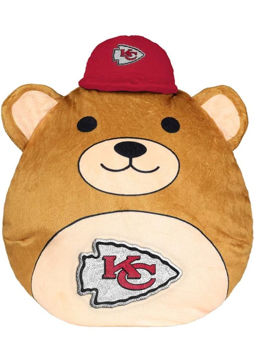 Kansas City Chiefs BROWN 9 Inch Reversible Squisherz Monkey/Bear
