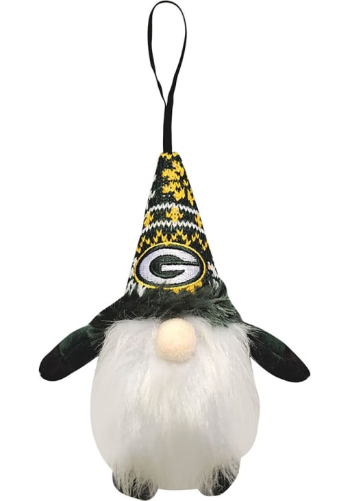 FOCO Green Bay Packers Gnome Ornament