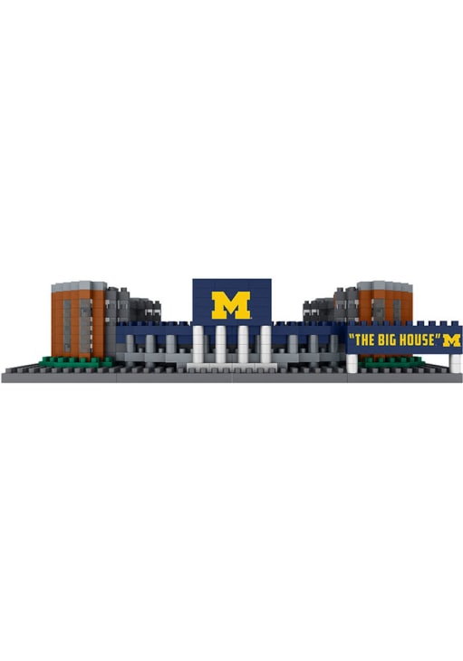Michigan Wolverines BLUE 3D Mini BRXLZ Michigan Stadium Toy