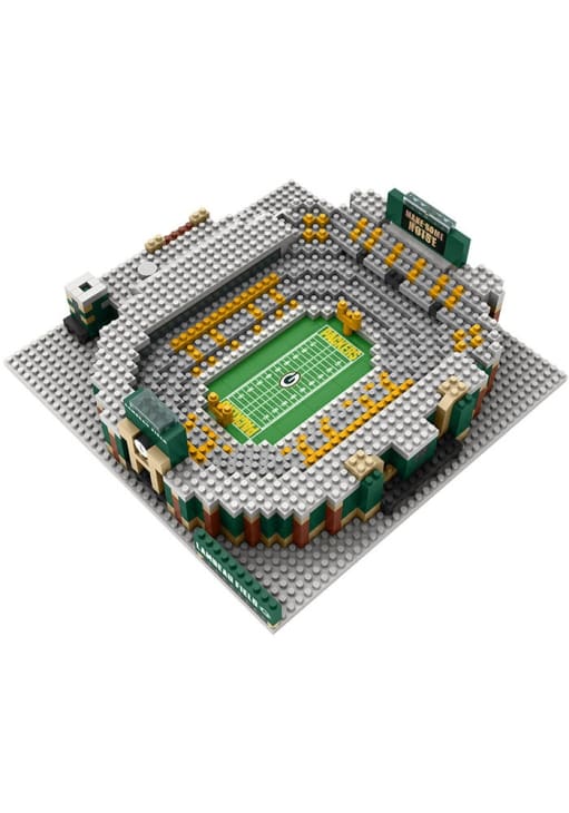 Green Bay Packers Toy | Green Bay Packers Building Blocks GREEN 3D
